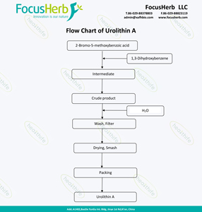 USA Warehouse Stocks Food Grade Pure Urolithin-a <span class=keywords><strong>Powder</strong></span> 98% suplemen kosmetik ekstrak Herbal CAS 1143 - Product Image 2