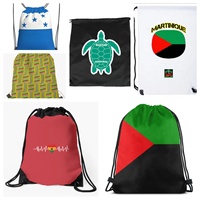 Pochette à cordon renforcée avec logo personnalisable pour plusieurs régions, sac de rangement polyvalent pour les loisirs et les voyages en plein air