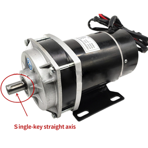 My1020zxf 650w המחיר הטוב ביותר 24v אופנוע חשמלי dc מברשת הילוך מנוע ישר פיר - Product Image 4