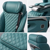 Siège d'aviation personnalisé avec charge sans fil, éclairage d'ambiance, chauffage, ventilation, massage, cuir Nappa pour Vito Sprinter Van