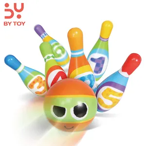 Hot Selling New Educational Early Development Indoor & Outdoor sport Yohi Parent-Child Soft Bowling Set