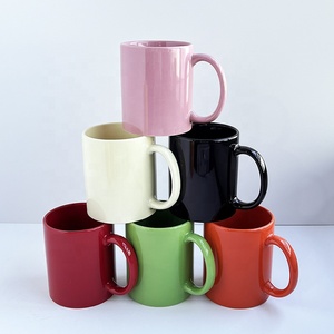 Tasses en céramique personnalisées en gros pour fabricants – Couleurs rose, bleu, vert, rouge et blanc vierge – Idéales pour la rentrée scolaire - Product Image 2