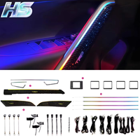 Kit d'éclairage ambiant LED pour voiture, 64 couleurs, éclairage ambiant pour voiture OEM pour Toyota Corolla Cross 2022-2025, Starlight Dynamic