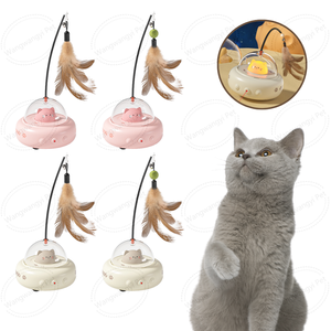 Juguete interactivo UFO Smart <span class=keywords><strong>Cat</strong></span> Laser Juguete automático Moving <span class=keywords><strong>Cat</strong></span> Teaser <span class=keywords><strong>Toy</strong></span> con pluma - Product Image 1