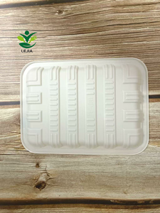 <span class=keywords><strong>Precio</strong></span> de fábrica de 7 pulgadas, almidón de maíz desechable, bandeja rectangular biodegradable, placa de almidón desechable biodegradable para frutas - Product Image 3