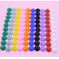 10 pièces/sac 2.35mm coloré Silicone perceuse à ongles bouchon anti-poussière anti-poussière ongles cache-poussière collecteur garde pour polisseur à ongles
