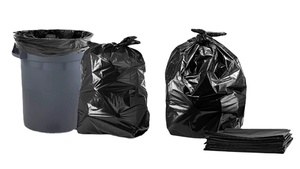 Heavy Duty Black Garbage Bags for Household Commercial Use 30L-240L <b>Large</b> Trash Bags <b>Extra</b> Strong Durable Gravure <b>Printing</b> - Product Image 4