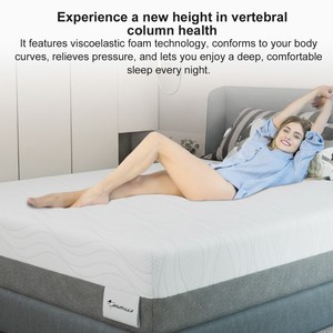 Colchón Queen de <span class=keywords><strong>8</strong></span> Pulgadas, Moderno y Transpirable, de Espuma Viscoelástica para Apartamentos Medianos y Hoteles - Product Image 2