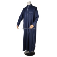 Meilleur prix d'usine Alharamain Gamis Kaftan Qatari Jubah Abaya Jalabya Thobe Ramadan Eid Vêtements musulmans traditionnels