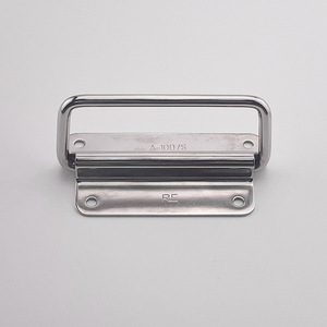 Stainless Steel Foldable Handle A-1007S With Ring 84x52mm Toolbox Solid Handle Durable - Product Image 2
