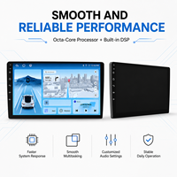 YB TS18 Android 13 Autoradio GPS Navigation Intégrée CarPlay Sans Fil Aide au Recul Écran IPS Boîtier en Aluminium Universel