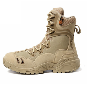 Promotion Stock TSB11-2 : Bottes tactiques montantes respirantes pour l'été, Chaussures d'entraînement basses, Bottes en daim noir, kaki et désert - Product Image 2