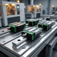 Bloc de guidage linéaire robuste pour machine-outil, chariot de guidage linéaire pour système d'automatisation CNC