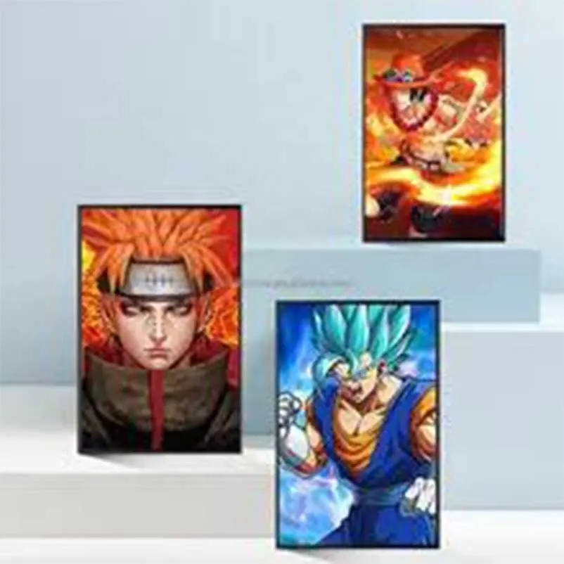 Póster de impresión lenticular de alta calidad, lámina lenticular 3D de anime, servicio de impresión de Póster para anime