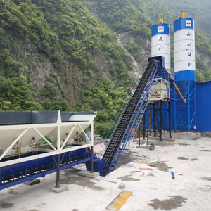 Station de malaxage de béton prête à l'emploi automatique intelligente KEXIN HZS60, capacité personnalisée, pompe à moteur, malaxeur à béton, centrale de malaxage - Product Image 2