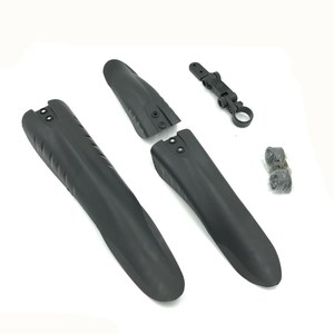 Garde-boue pour vélo de montagne Flyfish, ensemble de trois pièces en plastique noir pour la mise à niveau et la rénovation, accessoires de cyclisme - Product Image 4