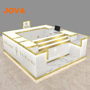 Sang trọng Nước hoa hiển thị đứng cửa hàng bán lẻ kim loại Showcase hiển thị nước hoa kiosk cho cửa hàng - Product Image 4