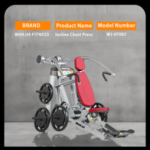 Piastra di vendita calda caricata inclinazione attrezzature per esercizi di stampa toracica <span class=keywords><strong>con</strong></span> <span class=keywords><strong>schienale</strong></span> regolabile per un allenamento ottimale - Product Image 5