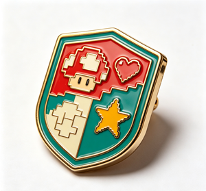Pin de Metal Esmaltado Personalizado, Insignia de Arte Pixelado, Parche de PVC para Bolsos, Sombreros y Ropa - Product Image 3