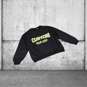 Sudadera Vintage Extra Grande de Algodón con Corte Cuadrado y Lavado Otoñal con Letras de Felpa Personalizada al por Mayor para Hombre - Product Image 3