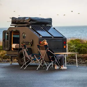 Ecocampor Small Offroad Tent Travel Camper Trailer RV Caravan with Outdoor Kitchen for sale