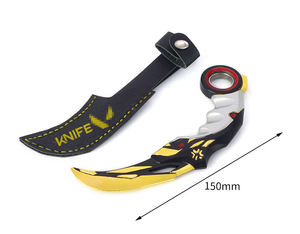 2023 2024 più recente più caldo giocattolo fabbrica di vendita diretta all'ingrosso <span class=keywords><strong>Anime</strong></span> Valorant Cosplay in metallo piccolo coltello per ragazzi ragazze - Product Image 1