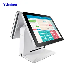 In Stock 15.6'' POS System cash register All in One Touch Screen China POS Electronic Terminal Cash Register Machine Cashier