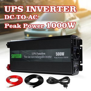 Inversores de Corriente SUYEEGO UPS de Onda Sinusoidal Pura, Fuera de la Red, 1000W 2000W 3000W 4000W, con Inversores de Corriente AC SYGC-500W - Product Image 2