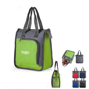 Promotion Fashionable 600D Oxford Cloth Insulated <b>Bag</b> Satchel for Outdoor <b>Lunch</b> Box Storage Custom Logo - Product Image 1