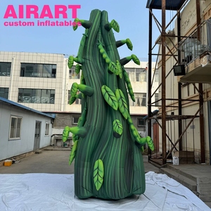Decoraciones de escenario Árbol de vaina de guisante inflable <span class=keywords><strong>Gigante</strong></span> Planta <span class=keywords><strong>verde</strong></span> inflable Evento Telones de fondo Árbol de vaina de guisante artificial inflable - Product Image 5