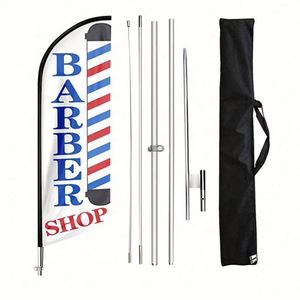 Bandera Promocional Económica de Poliéster con Impresión Digital por Sublimación para Tienda de Cigarrillos, Publicidad de Campañas, Logotipo Personalizado, Playa, Barbería - Product Image 1