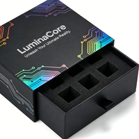 Boîte d'emballage personnalisée pour module RAM, emballage rigide en carton de luxe, boîte cadeau magnétique pour le stockage d'électronique grand public