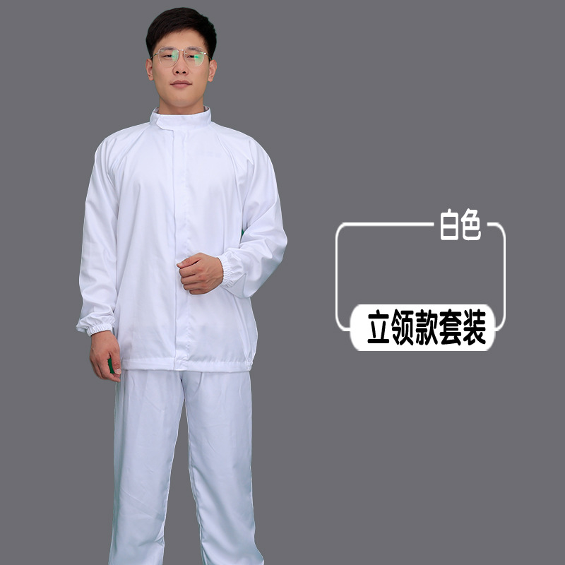 Cuello alto blanco (camisa y pantalón)