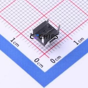 TS-KG057-BB50F Tactile Switch Through hole Component (THT) Switch Single Pole Single Throw Round Button 2.5N Through Hole - Product Image 2