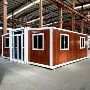 Casa de contenedores extensible Casa modular de estructura de acero de alta calidad para Villa Jardín Vocación con dormitorios de baño - Product Image 1