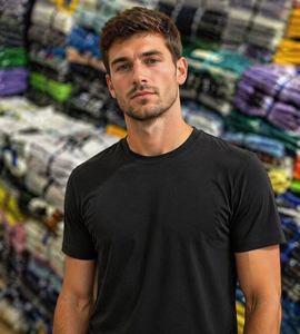 Camisetas de Algodón para Hombre al por Mayor, Lisas, Casuales, de Manga Corta, para Verano, Disponibles en Stock, Directo de Fábrica - Product Image 1