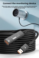 Cable de Extensión USB3.2 Gen 2 de 10 Gbps Tipo-C, Aleación de Aluminio y Cobre Libre de Oxígeno, Longitudes de 5m/7m/10m para Transmisión de Datos y VR