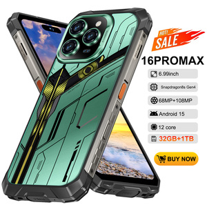 هاتف ذكي جديد لعام 2026 طراز 16PROMAX بتقنية 5G مع بطارية 22000 مللي أمبير وذاكرة 32 جيجابايت + 1 تيرابايت، هاتف أندرويد متين - Product Image 5