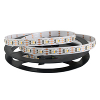 Bande LED intelligente RGB à changement de couleur numérique, 12V SK6805, largeur de bande PCB 12 mm, 90 LED, 30 pixels