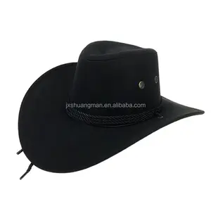 2022 new style Cowboy hat Suede outdoor sunbonnet for men riding hat