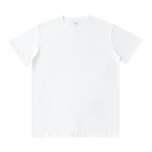 เสื้อยืดผู้ชายผ้าฝ้ายเรียบ แขนสั้น คอกลม ทรงปกติ สีพื้น ผ้าถักลำลอง ระบายอากาศได้ดี มีโลโก้ด้านหน้า - Product Image 4