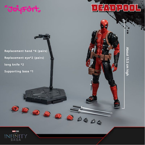 Fondjoy Action Figure <span class=keywords><strong>di</strong></span> <span class=keywords><strong>Deadpool</strong></span> Originale Autentica, Modello Assemblato in Scala 1/12, 15,5 cm/6,1 pollici, con Molti Accessori, Giocattolo da Collezione - Product Image 2