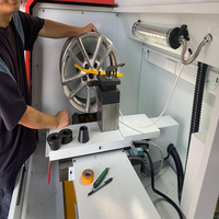 Nouvelle machine de dessin de jantes de voiture en métal par balayage laser automatique pour usine de réparation et de fabrication 5kW 220/380V