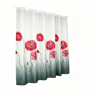 Cortinas de <span class=keywords><strong>Ducha</strong></span> de Alta Calidad <span class=keywords><strong>para</strong></span> Baño, Cortinas de <span class=keywords><strong>Ducha</strong></span> Impresas Hechas de PEVA, Resistentes al Moho, Impermeables, Fáciles de Instalar - Product Image 2