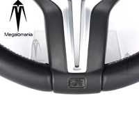 Volant en cuir compatible avec BMW F10 F11 F07 F18 F90 F12 F06 F13 F01 F02 F03 F20 F21 F52 F40 F22 F23 F44 F45 F46 F30 F34 F35