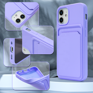Fundas para Teléfono al por Mayor con Tarjetero y Billetera, Funda de TPU Suave con Logotipo Personalizado para iPhone - Product Image 2