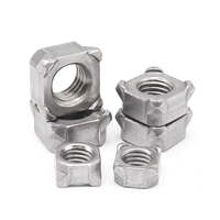 Écrou à souder carré DIN928, écrou à souder par projection en acier, M4-M10, emballage personnalisé, en stock, directement de l'usine