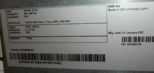 ไดรฟ์ ACH550-VD-038A-4 กำลัง 25 แรงม้า 3 เฟส 48-63 เฮิรตซ์ 380-480 โวลต์ AC 100KA - Product Image 2