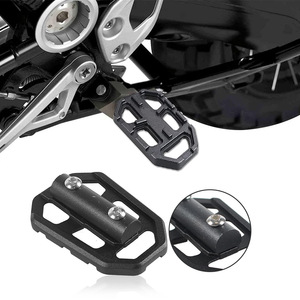 ที่พักเท้าอะลูมิเนียมอัลลอยด์ สีดำเงิน สำหรับรถมอเตอร์ไซค์ BMW G310GS R1200GS  อะไหล่แต่งแบบ Dual Sport  แป้นเหยียบแบบต่ำ - Product Image 1