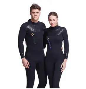 Traje de neopreno de 3MM para hombre y mujer, traje de neopreno térmico reforzado, buceo profundo, surf unido, adelgazante